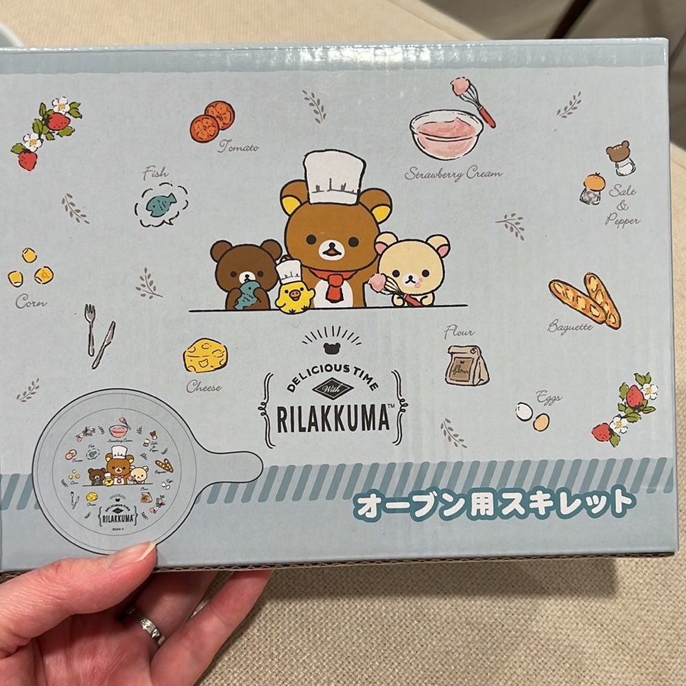 San-x Rilakkuma round plate pan - Picture 3 of 4